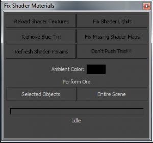 Fix Shader Materials